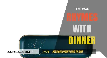 What Color Rhymes with Dinner? A Playful Exploration of Words and Hues
