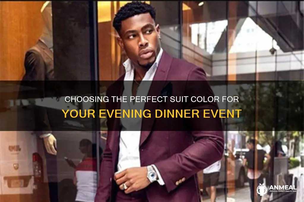 what color suit for dinner