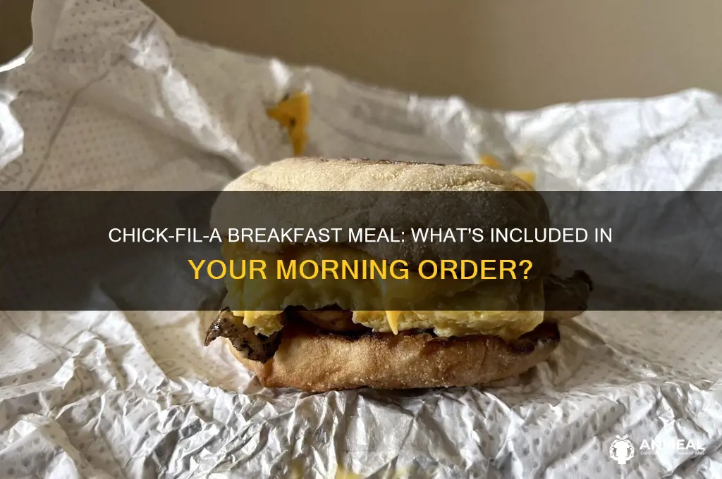 what come in a chick fila breakfast meal