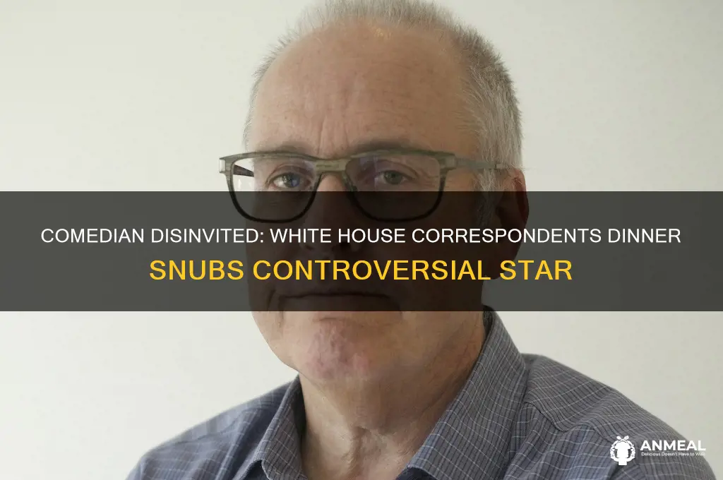 what comedian was disinvited to the white house correspondents dinner