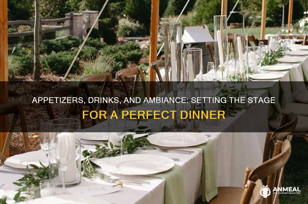 what comes before dinner