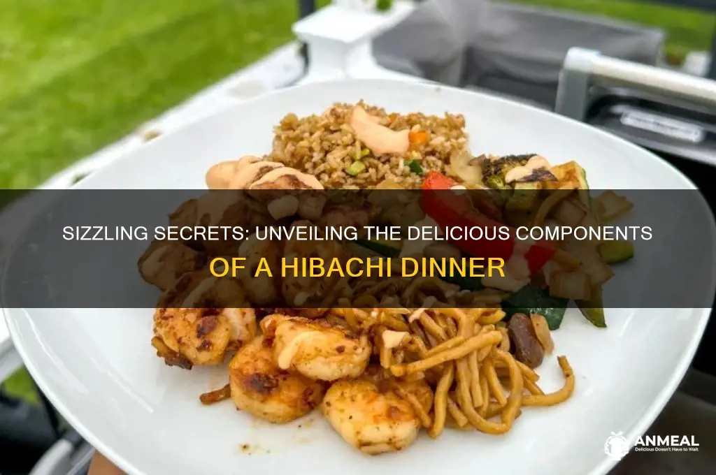 what comes in a hibachi dinner