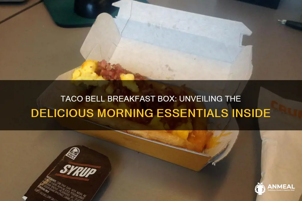 what comes in taco bell breakfast box