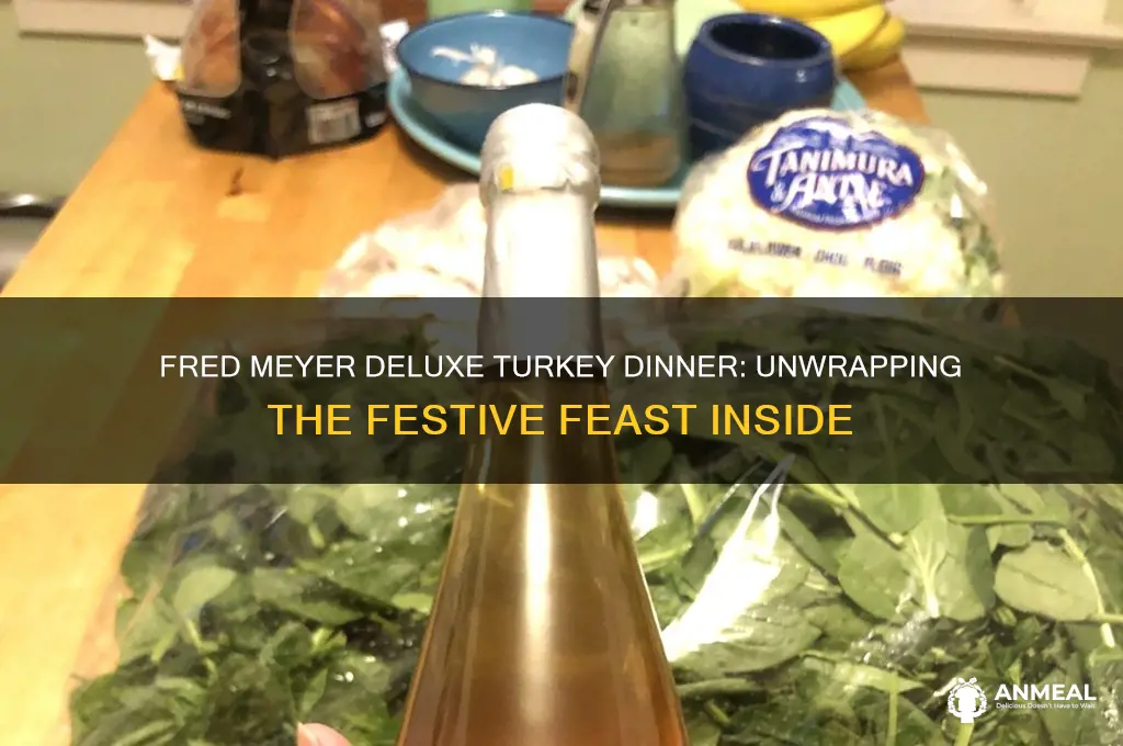 what comes in the fredmeyer delux turkey dinner
