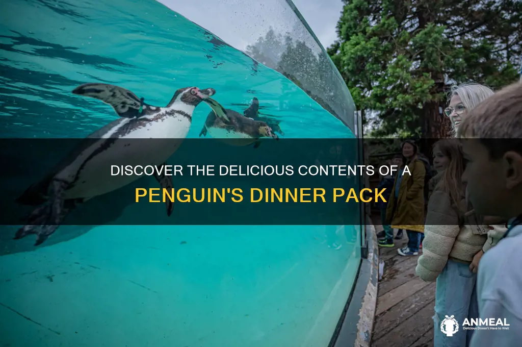 what comes in the penguins dinner pack