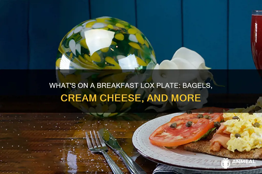 what comes on a breakfast lox plate