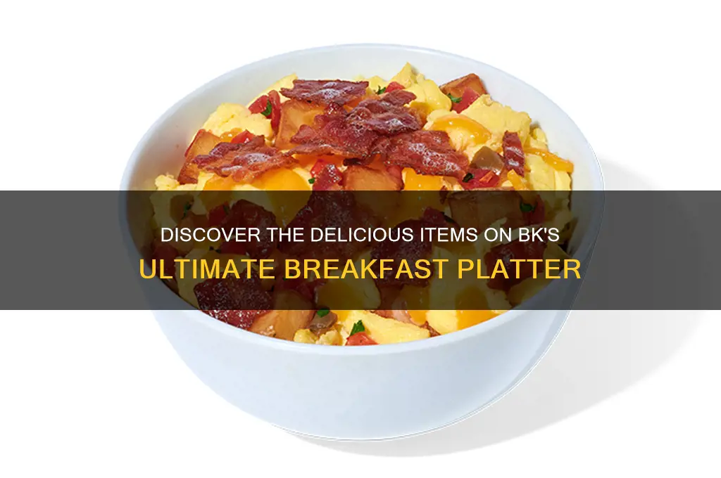 what comes on bk ultimate breakfast platter