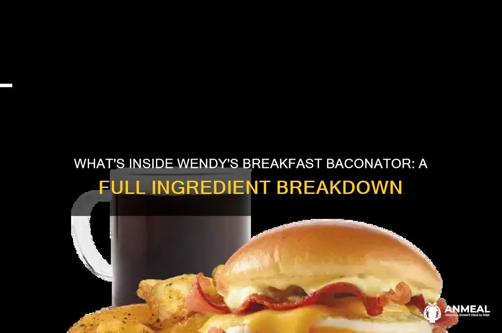 what comes on breakfast baconator
