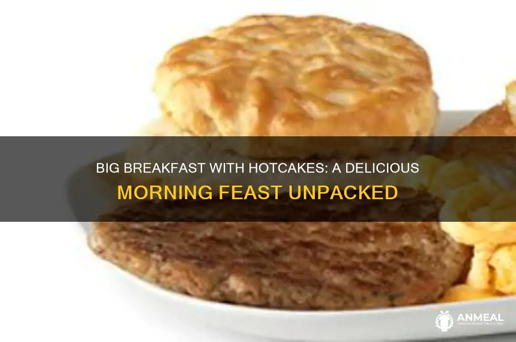 what comes with big breakfast with hotcakes