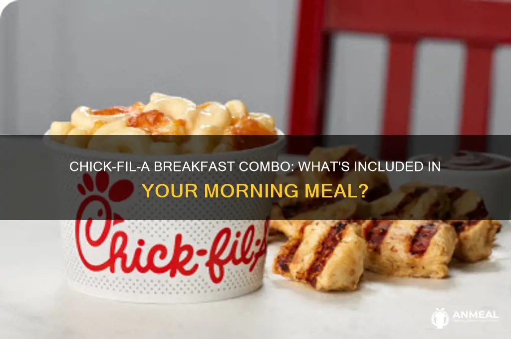 what comes with breakfast combo at chick fil a