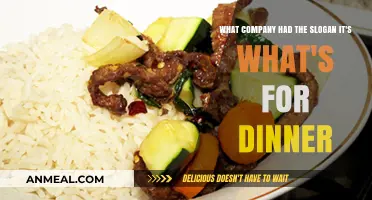 It's What's for Dinner": Unveiling the Company Behind the Iconic Sloga