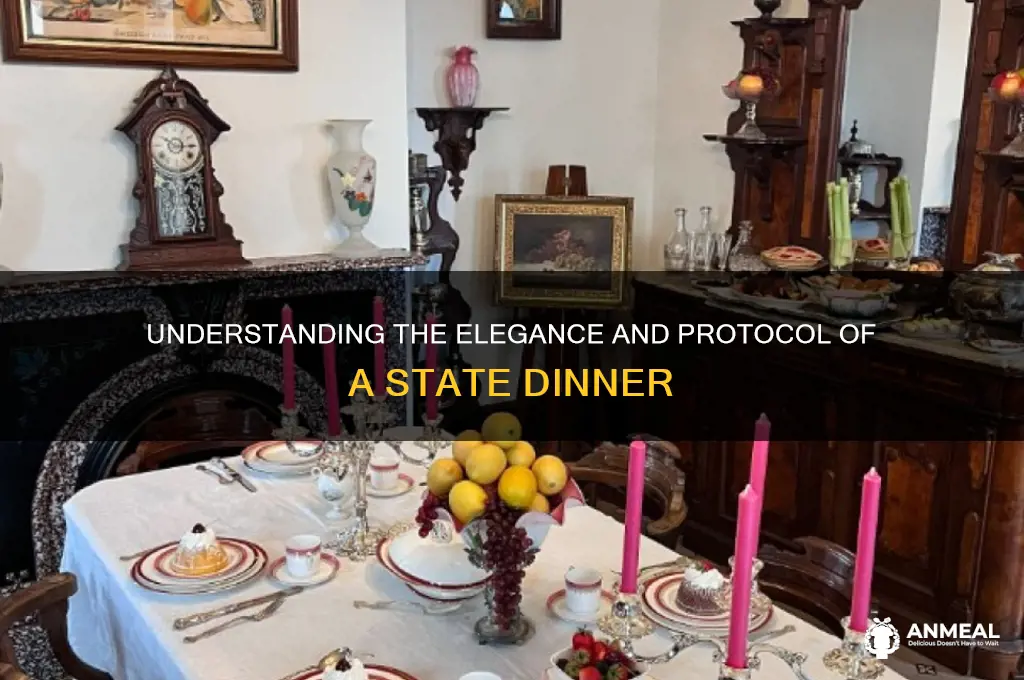 what constitutes a state dinner