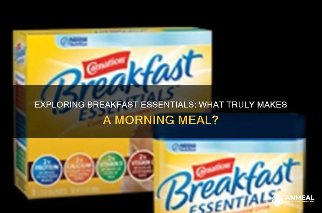what constitutes breakfast