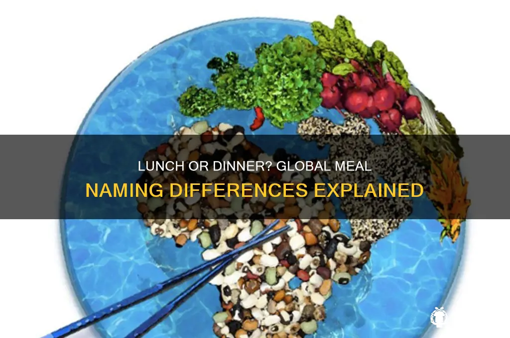what countries call lunch dinner