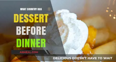 Surprising Dining Tradition: Which Country Eats Dessert Before Dinner?
