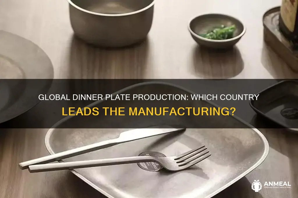 what country manufactures dinner plates