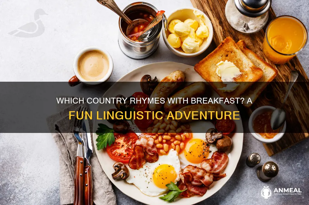 what country rhymes with breakfast