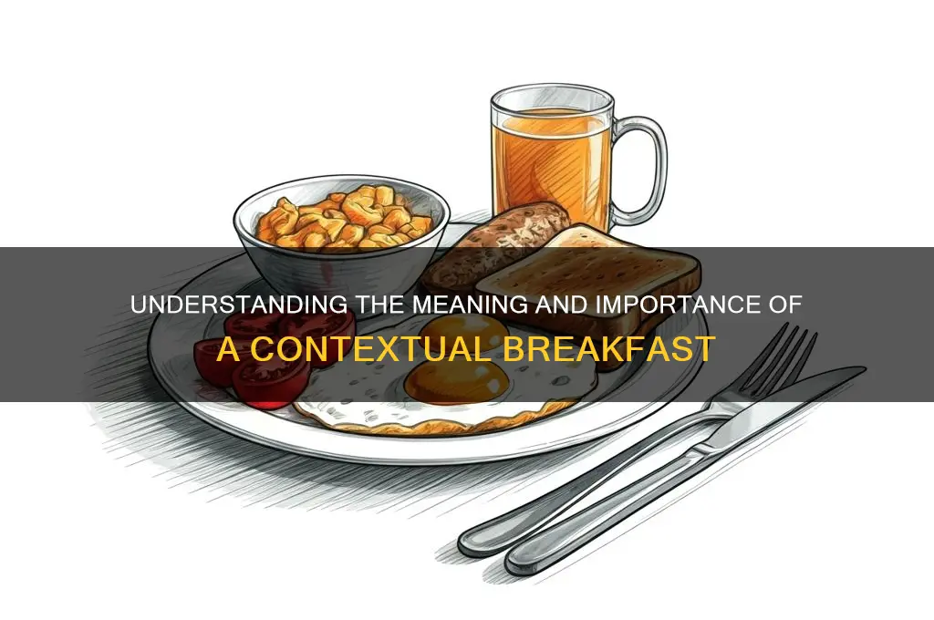 what d0es contebtuental breakfast mean