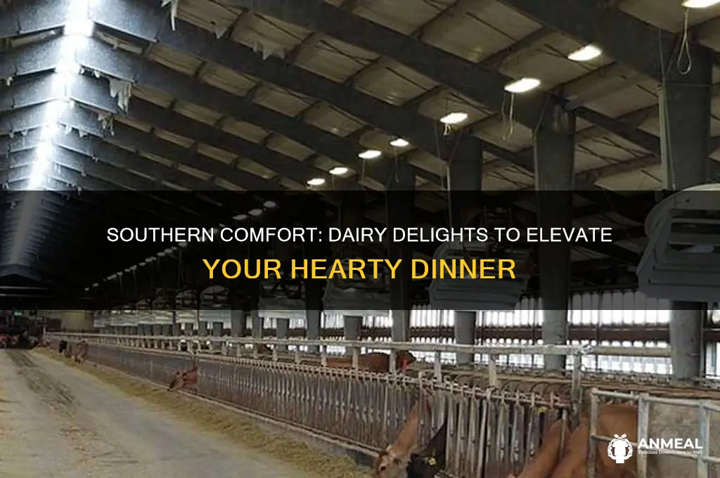 what dairy products go well with a southern dinner