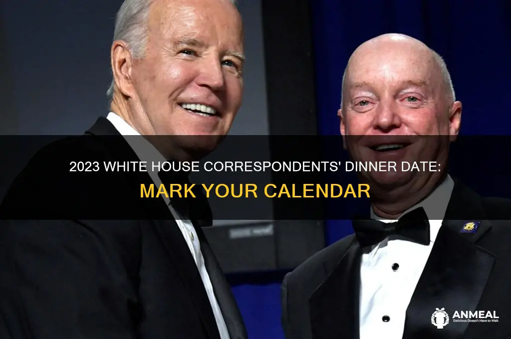 what date is the correspondents dinner this year