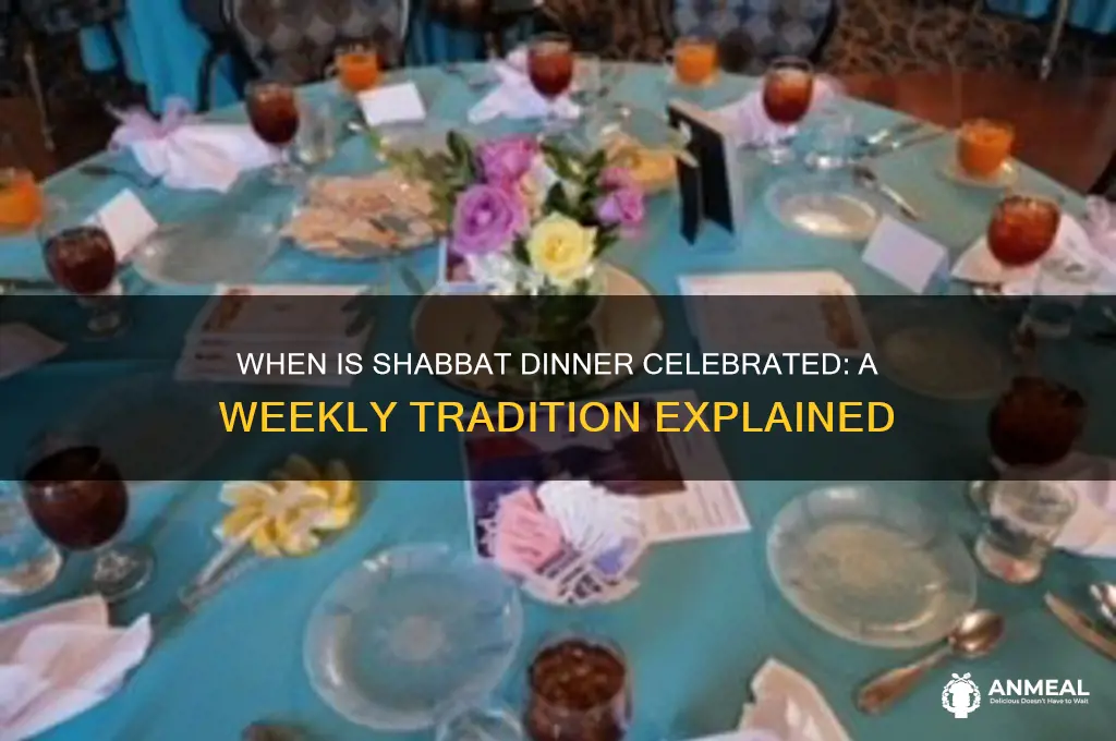what day if the week is the shabbat dinner celebrated