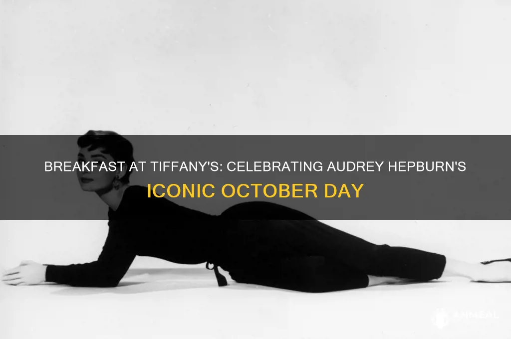 what day in october is breakfast at tiffany