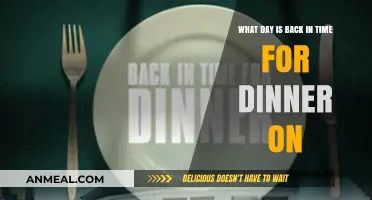 Back in Time for Dinner Airs on Which Day of the Week?