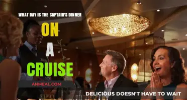 When is the Captain's Gala Dinner on Your Cruise?