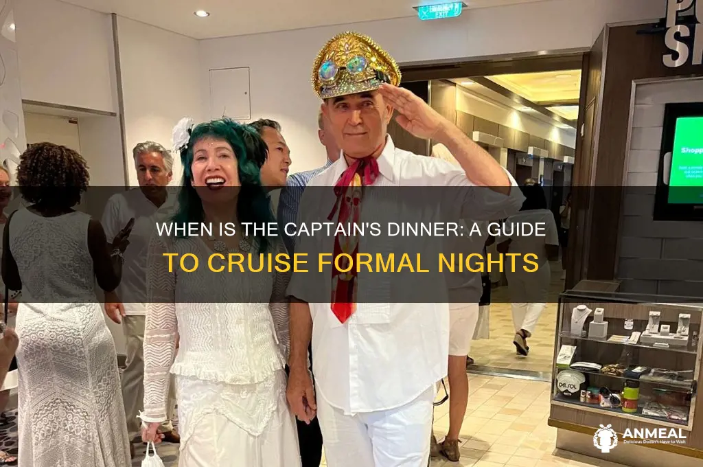 what day is the captains dinner