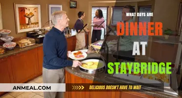 Staybridge Suites Dinner Schedule: When to Enjoy Evening Meals
