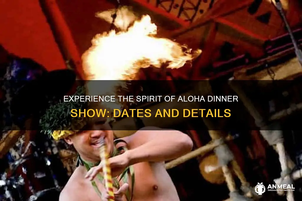 what days isspirit of aloha dinner show