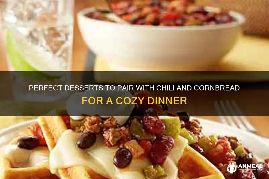 what dessert goes with chili and cornbread for dinner