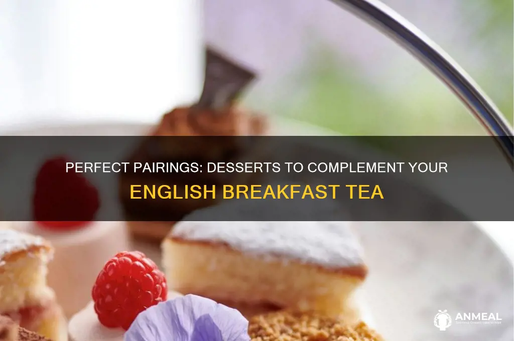 what dessert goes with english breakfast tea