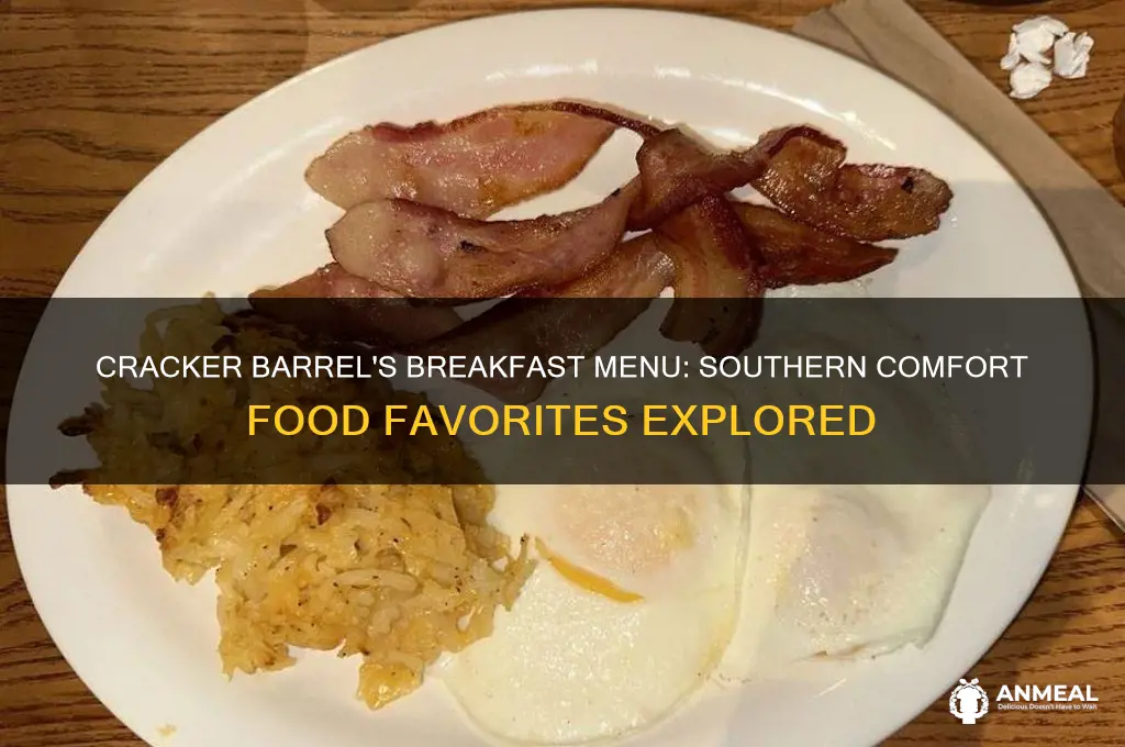 what di cracker barrel do for breakfast
