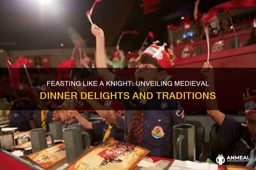 what did a medieval knight have for dinner