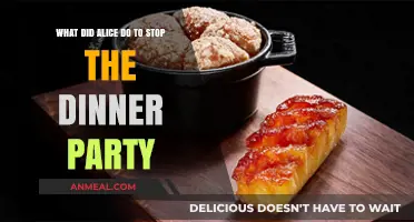 How Alice Saved the Dinner Party from Disaster: Her Quick Thinking