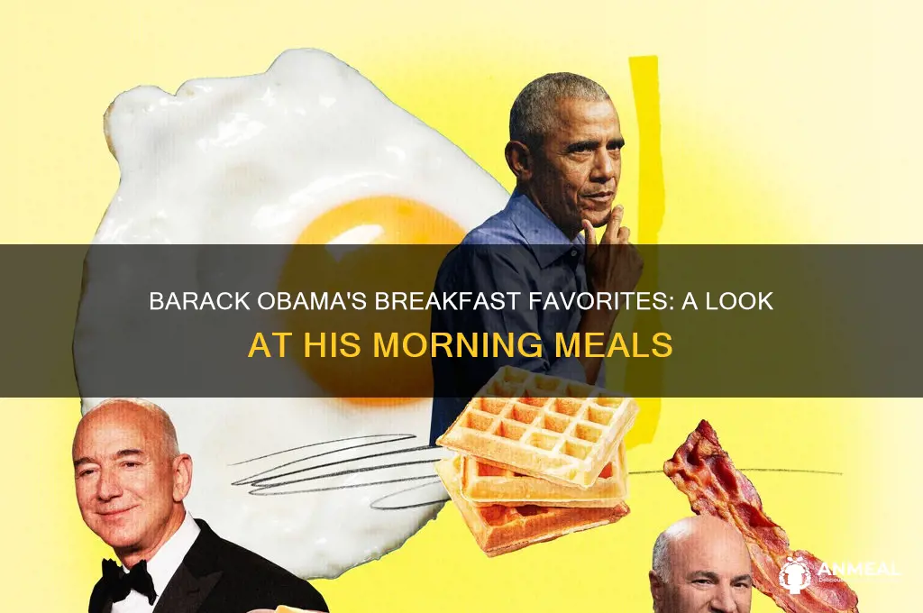 what did barak obama like for breakfast