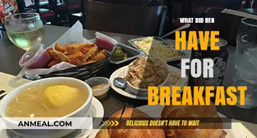 Ben's Breakfast: Unveiling the Morning Meal Mystery and Menu