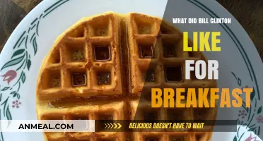 Bill Clinton's Breakfast Favorites: A Look at His Morning Meals