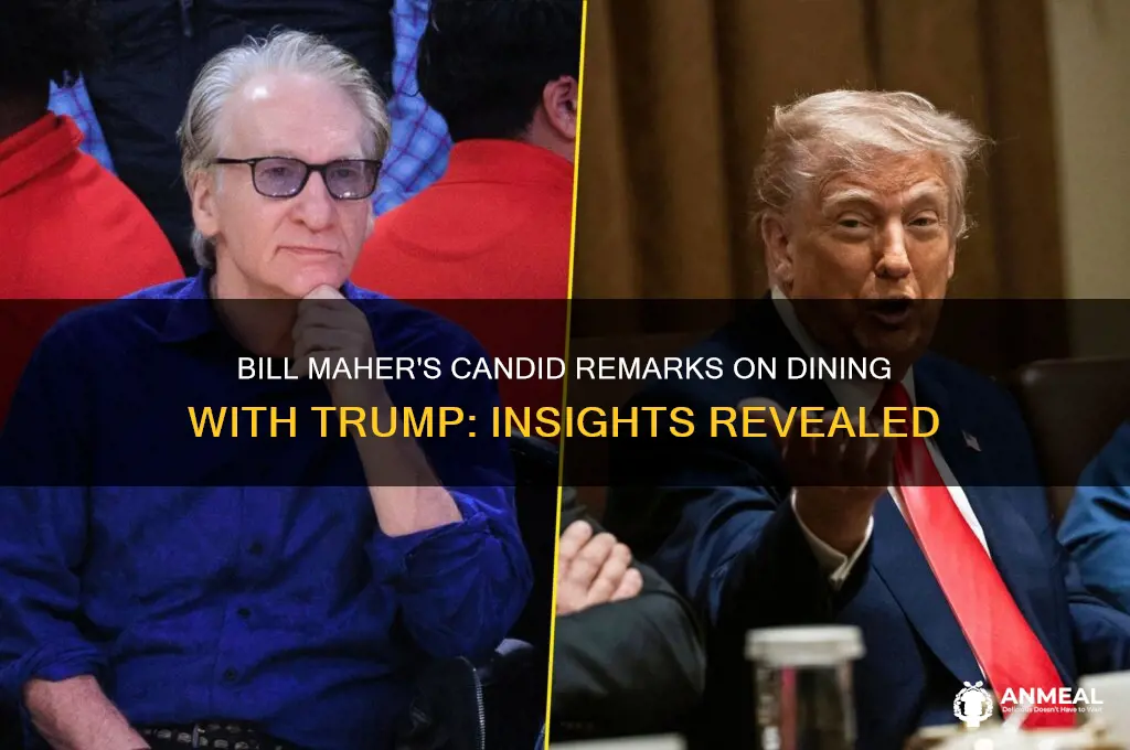 what did bill maher say about dinner with trump