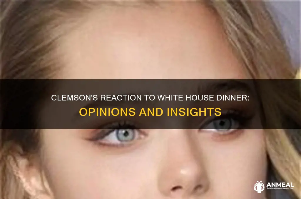 what did clemson think of white house dinner