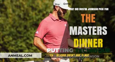 Dustin Johnson's Masters Champions Dinner Menu Revealed: A Culinary Delight