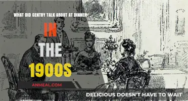 1900s Gentry Dinner Conversations: Topics, Etiquette, and Social Dynamics