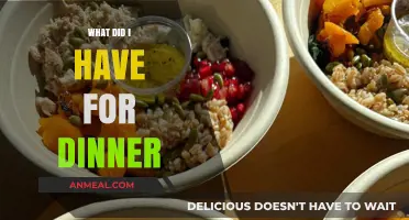 My Evening Meal: A Delicious Recap of Tonight's Dinner