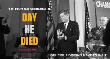 JFK's Final Morning: Uncovering His Breakfast Before Tragedy