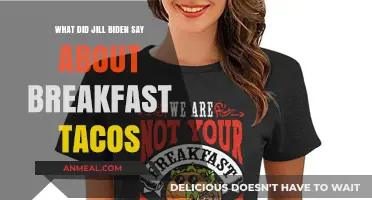 Jill Biden's Breakfast Tacos Remark: Context, Reaction, and Cultural Sensitivity