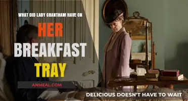 Lady Grantham's Breakfast Tray: A Peek at Her Morning Delicacies