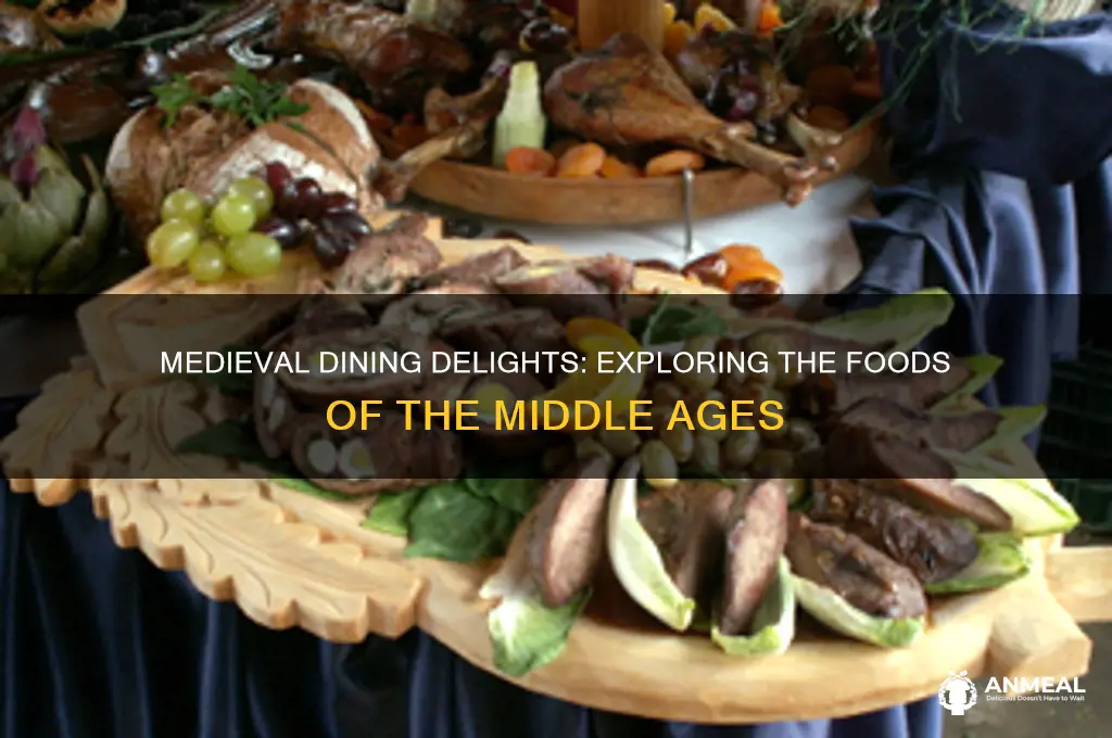 what did medieval use for dinner