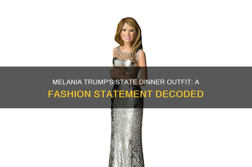 what did melanie trump where to the state dinner