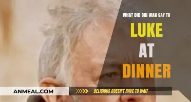 Obi-Wan's Dinner Wisdom: What He Told Luke Over the Meal